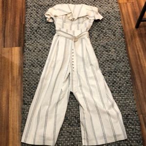 strapless pant romper